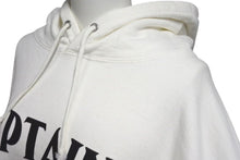 Load image into Gallery viewer, CAPTAINS HELM キャプテンズヘルム Hoodie ロゴパーカー プルオーバー 日本製 コットン ホワイト ブラック サイズXL 中古 4c075328