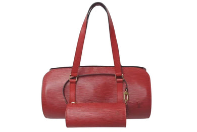 LOUIS VUITTON ルイヴィトン エピ スフロ ハンドバッグ レザー カスティリアンレッド M52227 エピレザー ゴールド金具 美品 中古 4c075356