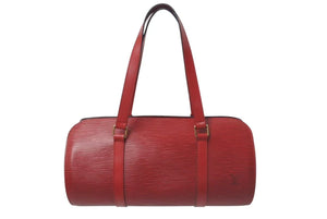 LOUIS VUITTON ルイヴィトン エピ スフロ ハンドバッグ レザー カスティリアンレッド M52227 エピレザー ゴールド金具 美品 中古 4c075356