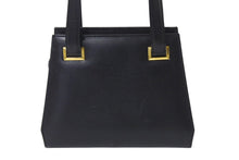 Load image into Gallery viewer, Christian Dior クリスチャンディオール ハンドバッグ CDロゴ フォーマル ブラック レザー ゴールド金具 良品 中古 4c075357
