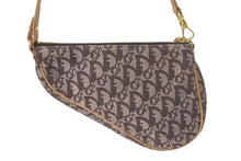 Load image into Gallery viewer, Christian Dior クリスチャンディオール トロッター サドルバッグ ワンショルダーバッグ サドルポーチ MC1012 ブラウン 美品 中古 4c075372