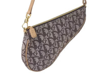Load image into Gallery viewer, Christian Dior クリスチャンディオール トロッター サドルバッグ ワンショルダーバッグ サドルポーチ MC1012 ブラウン 美品 中古 4c075372