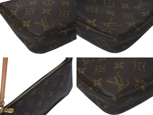 LOUIS VUITTON ルイヴィトン ポシェット アクセソワール アクセサリーポーチ M51980 モノグラム PVC レザー 美品 中古 4c075382
