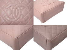 Load image into Gallery viewer, CHANEL シャネル PST チェーントートバッグ A50994 キャビアスキン ココマーク 7番台 ピンク ゴールド金具 美品 中古 4c075383