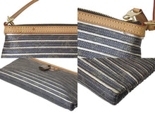 Load image into Gallery viewer, LOUIS VUITTON ルイヴィトン アクセサリーポーチ エデン ゾエ M40381 ブラウン シルバー PVC ゴールド金具 中古 4c075386