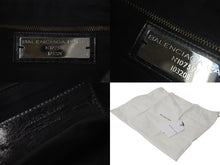 Load image into Gallery viewer, BALENCIAGA バレンシアガ ショルダーバッグ ザ ファースト シティーバック ブラック レザー 103208 美品 中古 4c075392