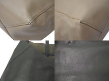 Load image into Gallery viewer, CELINE セリーヌ トートバッグ ホリゾンタルカバ トートバッグ カーキ ベージュ 165553 美品 中古 4c075397