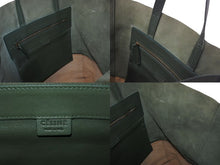 Load image into Gallery viewer, CELINE セリーヌ トートバッグ ホリゾンタルカバ トートバッグ カーキ ベージュ 165553 美品 中古 4c075397