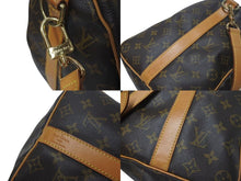 Load image into Gallery viewer, LOUIS VUITTON ルイヴィトン モノグラム キーポル バンドリエール45 ボストンバッグ M41418 ブラウン ロゴ 旅行バッグ 良品 中古 4c075400