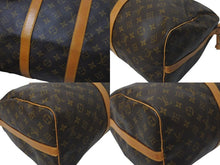 Load image into Gallery viewer, LOUIS VUITTON ルイヴィトン モノグラム キーポル バンドリエール45 ボストンバッグ M41418 ブラウン ロゴ 旅行バッグ 良品 中古 4c075400