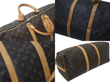 Load image into Gallery viewer, LOUIS VUITTON ルイヴィトン ハンドバッグ M41416 キーポルバンドリエール50 ブラウン PVC レザー 良品 中古 4c075401