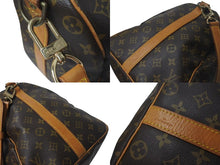 Load image into Gallery viewer, LOUIS VUITTON ルイヴィトン キーポル バンドリエール50 ボストンバッグ M41416 モノグラム PVC レザー ブラウン 美品 中古 4c075402