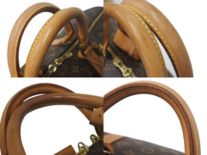 LOUIS VUITTON ルイヴィトン キーポル バンドリエール50 ボストンバッグ M41416 モノグラム PVC レザー ブラウン 美品 中古 4c075402