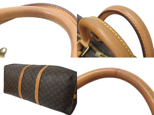 LOUIS VUITTON ルイヴィトン キーポル バンドリエール60 ボストンバッグ M41412 モノグラム PVC レザー ブラウン 良品 中古 4c075403