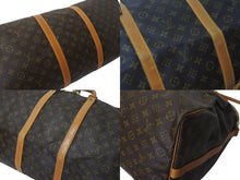 Load image into Gallery viewer, LOUIS VUITTON ルイヴィトン キーポル バンドリエール60 ボストンバッグ M41412 モノグラム PVC レザー ブラウン 良品 中古 4c075403