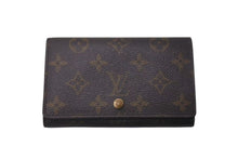 Load image into Gallery viewer, LOUIS VUITTON ルイヴィトン ポルトモネ ビエ トレゾール 二つ折り財布 M61730 モノグラムキャンバス ブラウン 美品 中古 4c075408