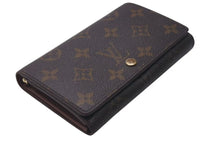 Load image into Gallery viewer, LOUIS VUITTON ルイヴィトン ポルトモネ ビエ トレゾール 二つ折り財布 M61730 モノグラムキャンバス ブラウン 美品 中古 4c075408