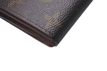 Load image into Gallery viewer, LOUIS VUITTON ルイヴィトン ポルトモネ ビエ トレゾール 二つ折り財布 M61730 モノグラムキャンバス ブラウン 美品 中古 4c075408