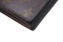 Load image into Gallery viewer, LOUIS VUITTON ルイヴィトン ポルトモネ ビエ トレゾール 二つ折り財布 M61730 モノグラムキャンバス ブラウン 美品 中古 4c075408