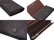 Load image into Gallery viewer, LOUIS VUITTON ルイヴィトン ポルトモネ ビエ トレゾール 二つ折り財布 M61730 モノグラムキャンバス ブラウン 美品 中古 4c075408