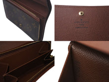 Load image into Gallery viewer, LOUIS VUITTON ルイヴィトン ポルトモネ ビエ トレゾール 二つ折り財布 M61730 モノグラムキャンバス ブラウン 美品 中古 4c075408