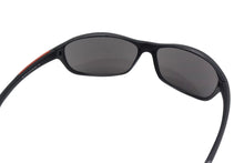 画像をギャラリービューアに読み込む, PRADA SPORTS プラダ スポーツ サングラス メガネ 5AV-5MI JAPAN製 プラスチック ブラック レッド 63□15 美品 中古 4c075410