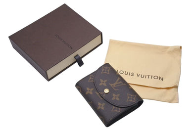極美品 LOUIS VUITTON ルイヴィトン 三つ折り財布 イニシャル入り ポルトフォイユエレーヌ モノグラムキャンバス M60253 中古 4c075411