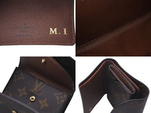Load image into Gallery viewer, 極美品 LOUIS VUITTON ルイヴィトン 三つ折り財布 イニシャル入り ポルトフォイユエレーヌ モノグラムキャンバス M60253 中古 4c075411
