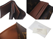 Load image into Gallery viewer, 極美品 LOUIS VUITTON ルイヴィトン 三つ折り財布 イニシャル入り ポルトフォイユエレーヌ モノグラムキャンバス M60253 中古 4c075411