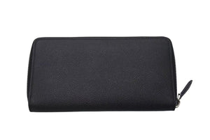 Givenchy ジバンシー 長財布 ロットワイラー 長財布 ブラック レザー シルバー金具 美品 中古 4c075413