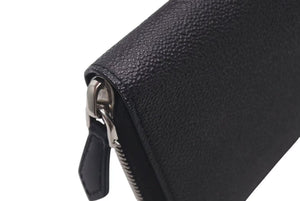 Givenchy ジバンシー 長財布 ロットワイラー 長財布 ブラック レザー シルバー金具 美品 中古 4c075413