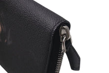 Load image into Gallery viewer, Givenchy ジバンシー 長財布 ロットワイラー 長財布 ブラック レザー シルバー金具 美品 中古 4c075413