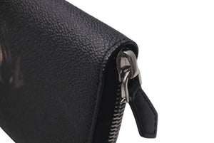 Givenchy ジバンシー 長財布 ロットワイラー 長財布 ブラック レザー シルバー金具 美品 中古 4c075413