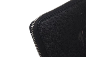 Givenchy ジバンシー 長財布 ロットワイラー 長財布 ブラック レザー シルバー金具 美品 中古 4c075413