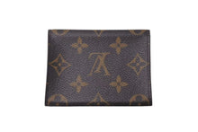 Load image into Gallery viewer, LOUIS VUITTON ルイヴィトン カードケース アンヴェロップ カルト ドゥ ヴィジット ブラウン レザー M63801 美品 中古 4c075414