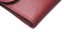 Load image into Gallery viewer, 極美品 LOUIS VUITTON ルイヴィトン カードケース ポルトフォイユ ウジェニ レッド エピレザー M6388M 中古 4c075416