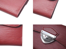 Load image into Gallery viewer, 極美品 LOUIS VUITTON ルイヴィトン カードケース ポルトフォイユ ウジェニ レッド エピレザー M6388M 中古 4c075416