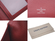 Load image into Gallery viewer, 極美品 LOUIS VUITTON ルイヴィトン カードケース ポルトフォイユ ウジェニ レッド エピレザー M6388M 中古 4c075416
