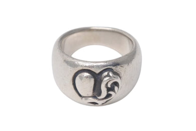 CHROME HEARTS クロムハーツ ハートインバンド リング 指輪 サイズ11号 重量12.4g 1995/Sterling刻印 シルバー925 良品 中古 4c075417