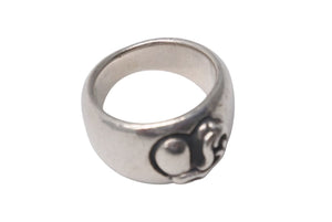 CHROME HEARTS クロムハーツ ハートインバンド リング 指輪 サイズ11号 重量12.4g 1995/Sterling刻印 シルバー925 良品 中古 4c075417