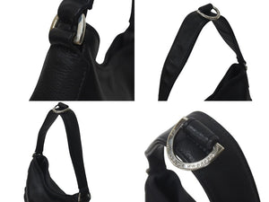 CHROME HEARTS クロムハーツ グーチバッグ フィリグリークロス スモール ワンショルダーバッグ シルバー 925 レザー 美品 中古 4c075418