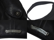 Load image into Gallery viewer, CHROME HEARTS クロムハーツ グーチバッグ フィリグリークロス スモール ワンショルダーバッグ シルバー 925 レザー 美品 中古 4c075418