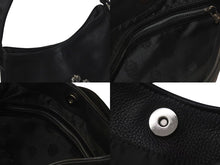Load image into Gallery viewer, CHROME HEARTS クロムハーツ グーチバッグ フィリグリークロス スモール ワンショルダーバッグ シルバー 925 レザー 美品 中古 4c075418