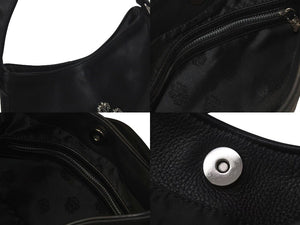 CHROME HEARTS クロムハーツ グーチバッグ フィリグリークロス スモール ワンショルダーバッグ シルバー 925 レザー 美品 中古 4c075418