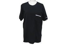画像をギャラリービューアに読み込む, CHROME HEARTS クロムハーツ 半袖Ｔシャツ スクロールラベル ロゴプリント サイズ S ブラック コットン 美品 中古 4c075421 