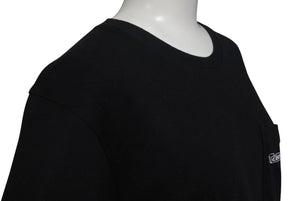 CHROME HEARTS クロムハーツ 半袖Ｔシャツ スクロールラベル ロゴプリント サイズ S ブラック コットン 美品 中古 4c075421 