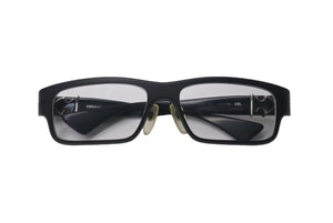 CHROME HEARTS クロムハーツ DSL 度入りメガネ 眼鏡 サイズ55□16-131 BSフレア マグネシウム シルバー925 美品 中古 4c075423