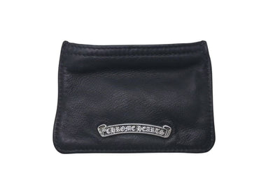 極美品 CHROME HEARTS クロムハーツ ZPR CHNG 3×4 チェンジパース コインケース ダガージップ レザー シルバー925 中古 4c075424