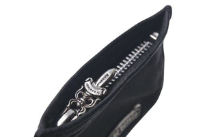 極美品 CHROME HEARTS クロムハーツ ZPR CHNG 3×4 チェンジパース コインケース ダガージップ レザー シルバー925 中古 4c075424
