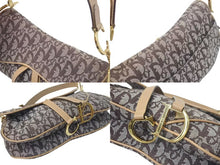 Load image into Gallery viewer, Christian Dior クリスチャンディオール ワンショルダーバッグ トロッター ダブルサドル ブラウン RU1011 美品 中古 4c075426